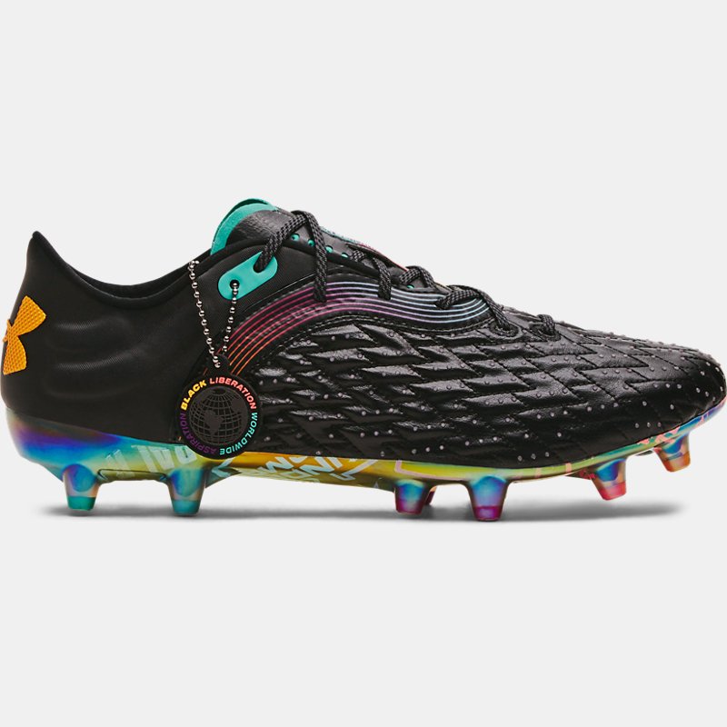 Unisex  Under Armour  Clone Magnetico Pro 2.0 FG Black History Month Football Boots Black / Black / Cruise Gold 9.5
